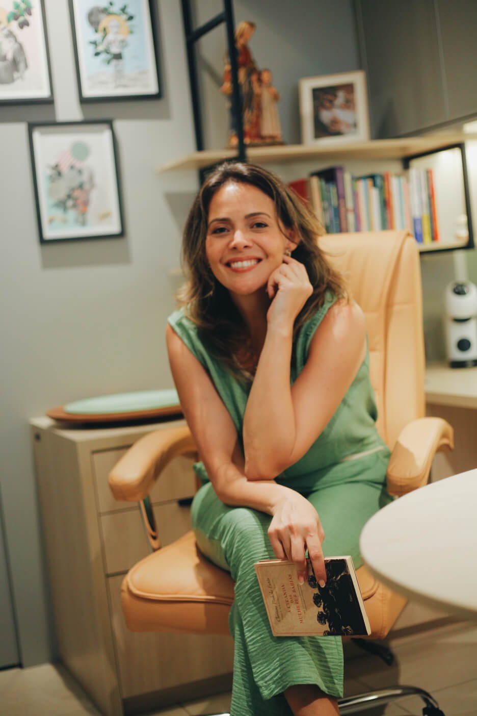 Aline Pacheco em atendimento de psicoterapia em Juiz de Fora